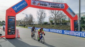 Jim Stark and Dave Koesel TT off front of CBR Crit